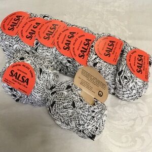 SALSA yarn by  Crystal Palace Yarns in Classic Black and White - 9 Balls